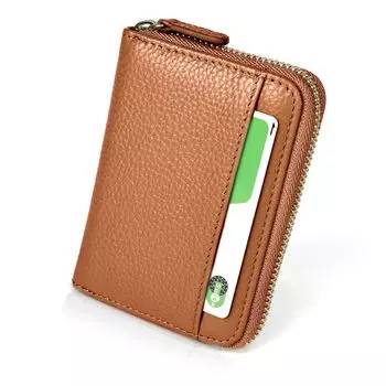 LASIEM Mini Small Оригинальный для хранения Не складывается Большой коричневый кошелек для монет, женский, Компактный, Кошелек, Кошелек, Кожаный, Easy bills , купюры, Bifold, верблюд