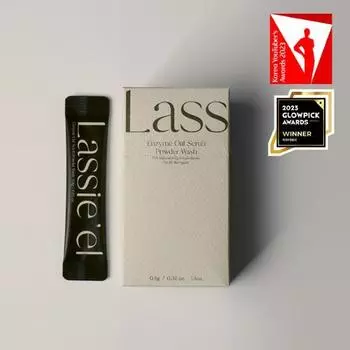 Lassielle Enzyme Grain Cleansing Powder Wash 0,8 г x 14 упаковок, очищение в Корее