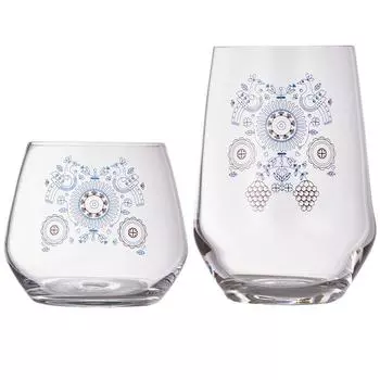 LASSIETTE Фиолетовый подлокотник навахо (345мл) / Хайбол (370ml) Стеклянная чашка 345ml