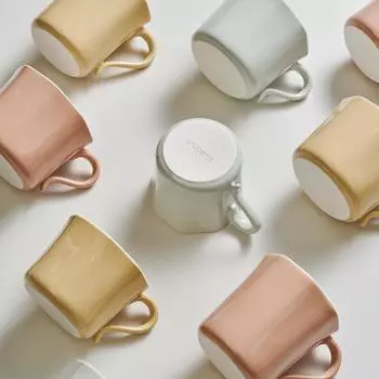 LASSIETTE FRILL Керамическая кофейная чашка (390мл) Можно мыть в посудомоечной машине мятный