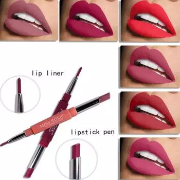 Last Dual Head Lipliner Матовая помада для губ Карандаш для макияжа