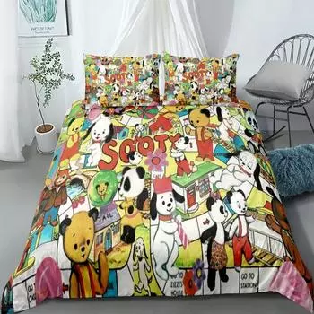 Last kids on the earth Duvet Cover Set Without Sheet King Queen Double Full Twin Single Size Bed Linen Set EU Twin(135x200cm)