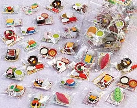 Ластик для изучения кулинарии, японская культура питания, набор из 60 предметов