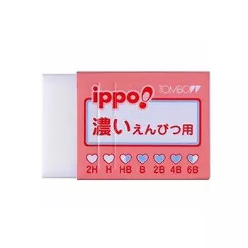 Ластик для карандаша Tombow Pencil Dark EK-IW01 Pink [3 шт.]