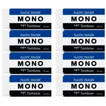 Ластик для карандашей Tombow MONO PE04 8 шт. JCA-811AZ
