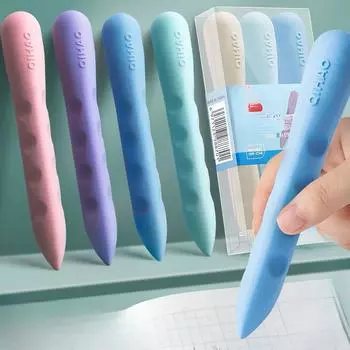 Ластик для отверстий для учеников начальной школы, не роняющий шлак, без мусора, резиновая ручка, изображение из кожи, супербольшая художественная поза small (boys)