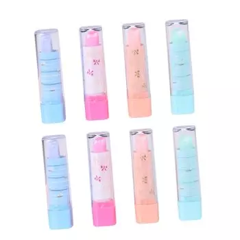 Ластик EXCEART для начальной школы 10 в форме помады, карандаш, канцелярские принадлежности для студентов, шт., ластик, растягивающийся, стираемый, милый, ластик,