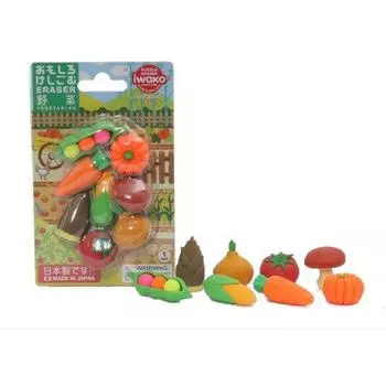 Ластик Iwako SCERBRI023 Gentle, упаковка из 10 шт.