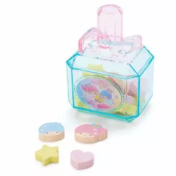 Ластик Little Twin Stars Mini в футляре в стиле косметики