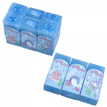 Ластик Mecyhomu Marine Life 9 шт., милый мультяшный узор, набор резинок для карандашей, канцелярские принадлежности, новинка, для школы, офиса, детей, студентов, сделай сам, для рисования