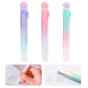 Ластик PAVIKE Милый Популярный Карандаш Карандаш Начальная Школа Кошачья Лапка Начальная Школа Младшая Средняя Школа Старшая Школа Колледж Милые Канцелярские Товары (Набор 3)