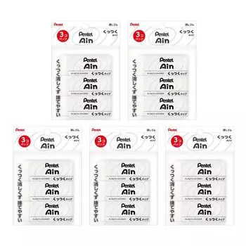 Ластик Pentel Pentel Ain Sticky Type большой 15 шт. XZEAC103