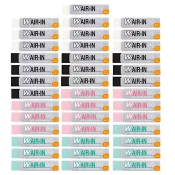 Ластик Plus Double Air Inn Motto Anshin Ассортимент 16 г 40 штук ER-060WN-4P 36-946 10