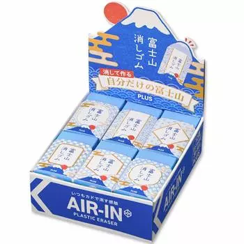 Ластик Plus Fuji Eraser Japanese ER100AIF 12 предметов набор Air-in Mt. 36-591