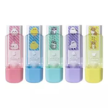 Ластик Plus Kurutto Limited Animal, набор из 5 рисунков ER-0111