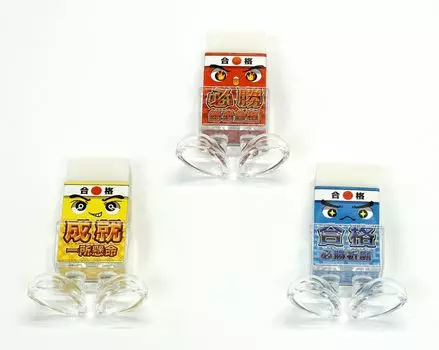 Ластик Takizawa с ножками, 6 шт. в упаковке BG-BGM180B-6