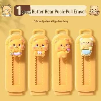 Ластик-толкатель без крошек для детей-капибар