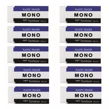 Ластик Tombow MONO PE01 10 шт. JCA-061