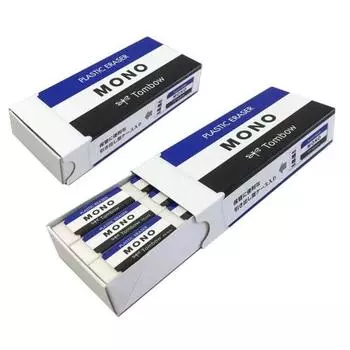 Ластик Tombow Pencil Rectangle MONO Mono Box 18 шт. JHA-061 Белый