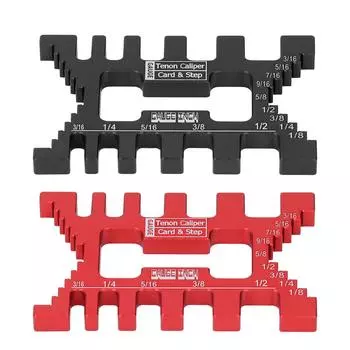 Ласточкин хвост Jig для деревообработки алюминиевый сплав метрический имперский шип штангенциркуль высота измеритель пильный стол Mac Red