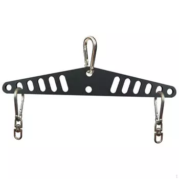 LAT Pull Down T Bar Spreader Heavy Duty Cable Row Attachments Double to Single D Handle for