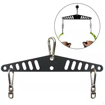 LAT Pull Down Т-образный расширитель. Ручка машины с двойным и одинарным D-рядом троса.