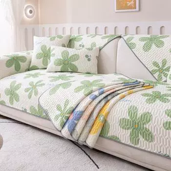 LaTeX диванная подушка, летний коврик из ледяного шелка, нескользящий коврик, новый крутой летний чехол для дивана, ткань 70*70cm