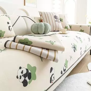 LaTeX Диванная подушка Летняя ледяная подушка Летний спальный коврик Подушка Нескользящий кожаный чехол для дивана Чехол для дивана Полотенце 60*60cm