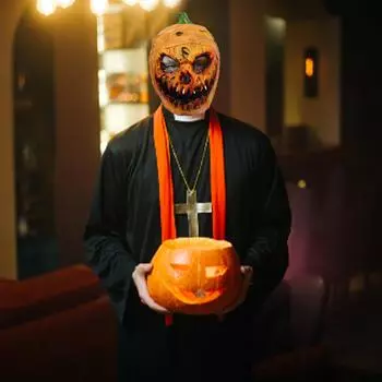 Latex Mask Halloween Headgear Cosplay Creepy Scary Headgear For Halloween Costumes Party Props One Size