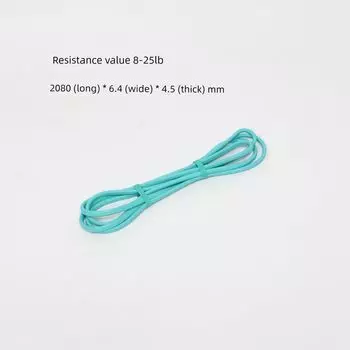 LaTeX Tension Band Strength Body Guide Auxiliary Male Women Fitness Resistance Band Elastic Band Yoga Pilates Training Round edge light blue latex tension band