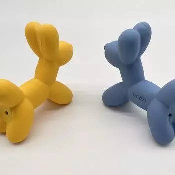 Латексная игрушка Damda Poodle, набор из 2 предметов, пищащая игрушка для собак с пищалкой