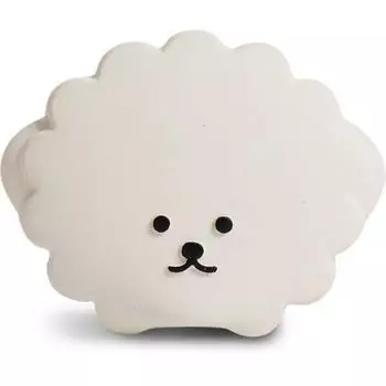 Латексная игрушка для щенка Dingdongpet Mongsil, кремовая, 1 шт.