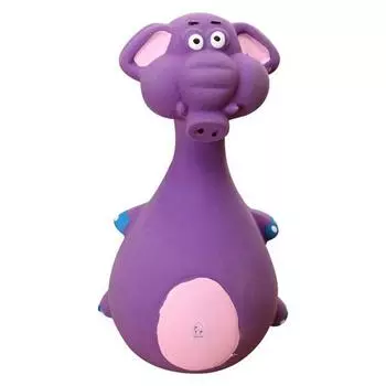 Латексная игрушка для собак Jezepet, фиолетовая, 1 шт.