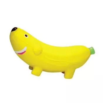 Латексная игрушка для собак Karlie Banana Dog 14см, разные цвета, 1 шт.