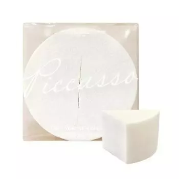 Латексная круглая губка для макияжа Picasso 6р, популярные корейские косметические товары