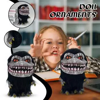 Латексная кукла для украшения дома, реквизитная кукла-зверь, жуткие куклы, забавные уродливые подарки для детей, плюшевые игрушки ужасов One Size