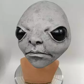 Латексная маска пришельца из «Сына платины» Son of Platinum слоновая кость