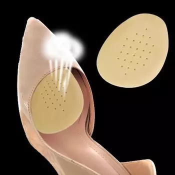 Латексная передняя подошва, передняя половинная накладка, передняя стелька, половинная накладка, нескользящая женская стелька на высоком каблуке, противоболевая накладка, противоизносные ступни Latex #C0CHW#
