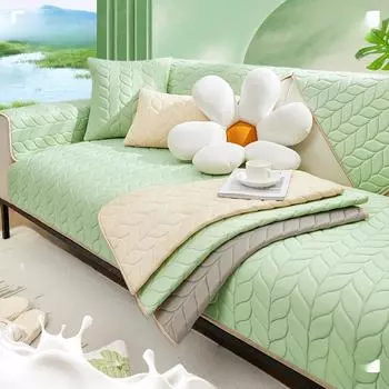 Латексная подушка для дивана из ледяного шелка, летняя летняя подушка для коврика, летняя кожаная подушка для холодного ощущения, простой современный чехол, полотенце 70*70