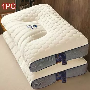 Латексные подушки из натурального каучука для домашнего использования, общежития для одного человека, студенческие наволочки для защиты шейки матки, наволочки high pillow