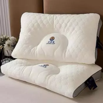 Латексные подушки из натурального каучука для домашнего использования, общежития для одного человека, студенческие наволочки для защиты шейки матки, наволочки middle pillow жёлтый