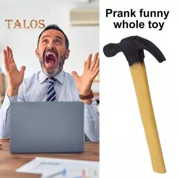 Латексный резиновый фальшивый молоток, фокус, сценический трюк, комедия, стресс, игрушка, имитация молотка для появления, исчезновения, магический реквизит