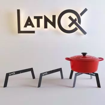 Latnox OX 34 см + походная печь - гриль над огнем - туристическое снаряжение