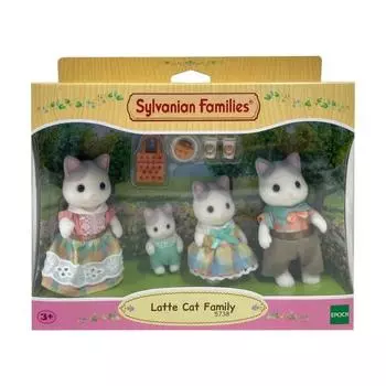 Латте Кошачья Семья (5738), Популярная в Корее семья Sylvanian
