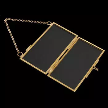 Латунь Стекло Металл Изображение Фото Сушеный консервант A 10x5cm