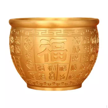 Латунная чаша фен-шуй сокровище декоративное украшение для дома художественное ремесло рог изобилия фу благословение