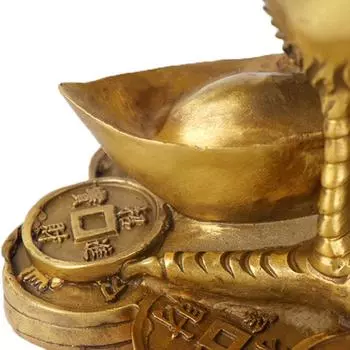 Латунная фигурка петуха, китайская счастливая статуэтка фэншуй для домашнего офиса, магазина, украшения рабочего стола, ручная работа, новинка S