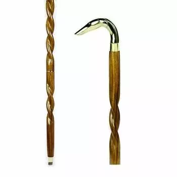 Латунная классическая голова, трость, ручка, деревянная винтажная трость, подарок