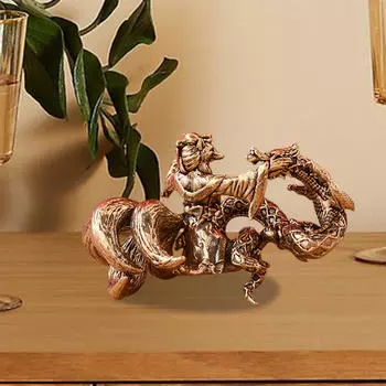 Латунная миниатюрная статуэтка, миниатюрная статуэтка лисы с девятью хвостами, книжная полка, камин, украшение для автомобиля на новоселье Fox Fairy Toad