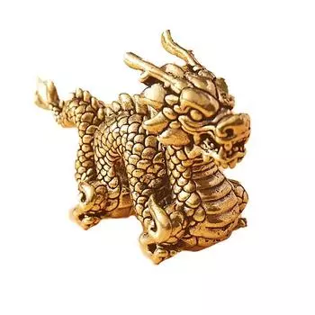 Латунная наклейка-благовоние в виде китайского талисмана года Быка One Size